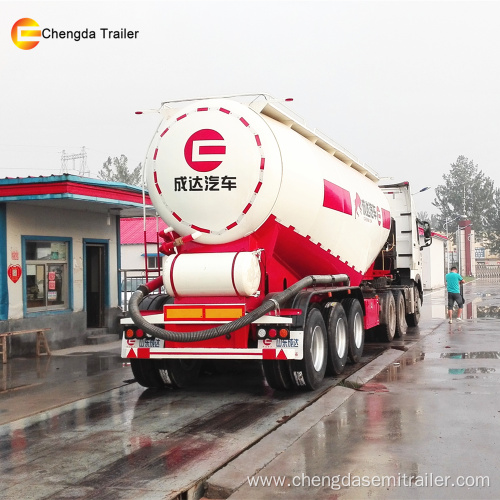 3 Axle 40ft Bulk Cement Tank Semi Trailer